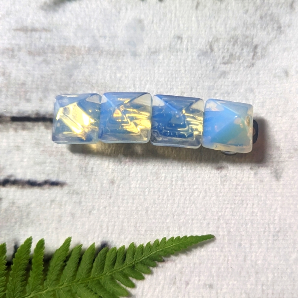 Opalite hair clip